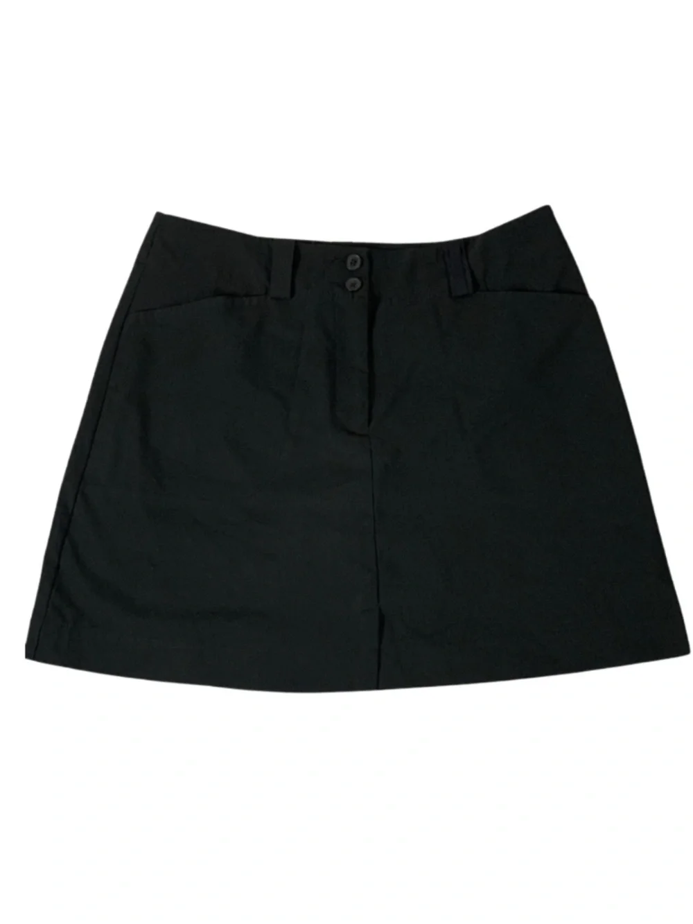 Nike Dry-Fit Classic Black Golf Skort Women's 10 Pockets Sporty Athletic